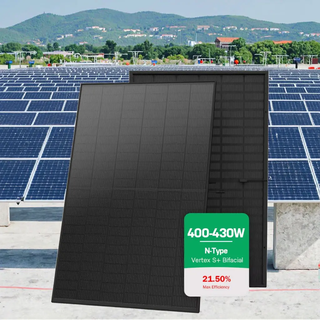 Monocrystalline Silicon N-type Solar Panels 400w High Efficiency 24% Home & Commercial Roof Panels