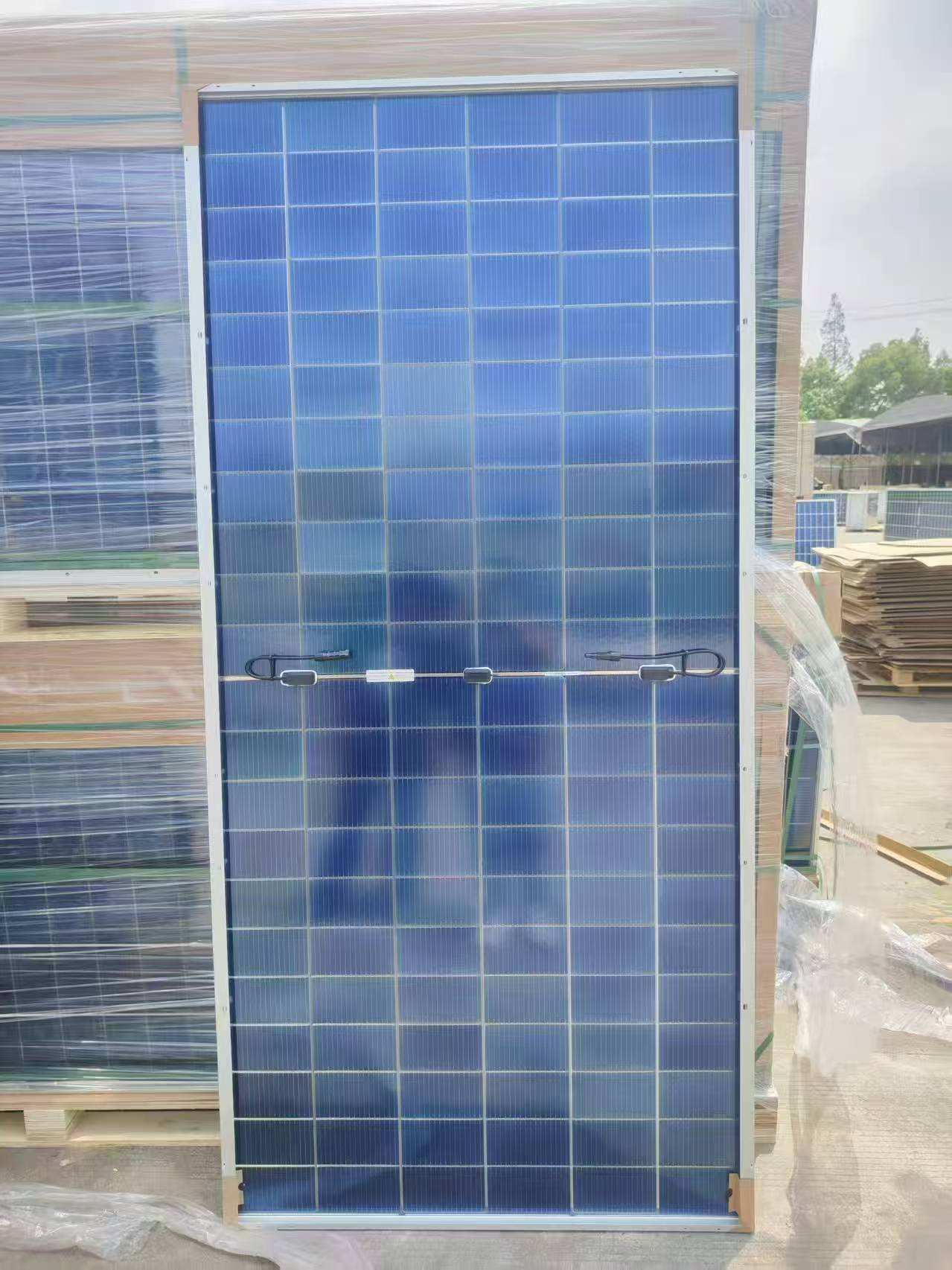 Customized High Efficiency 620 Watt Bifacial Double-glass Solar Panels N-type & Perc 23.5% Efficiency For 5kw Solar Power System